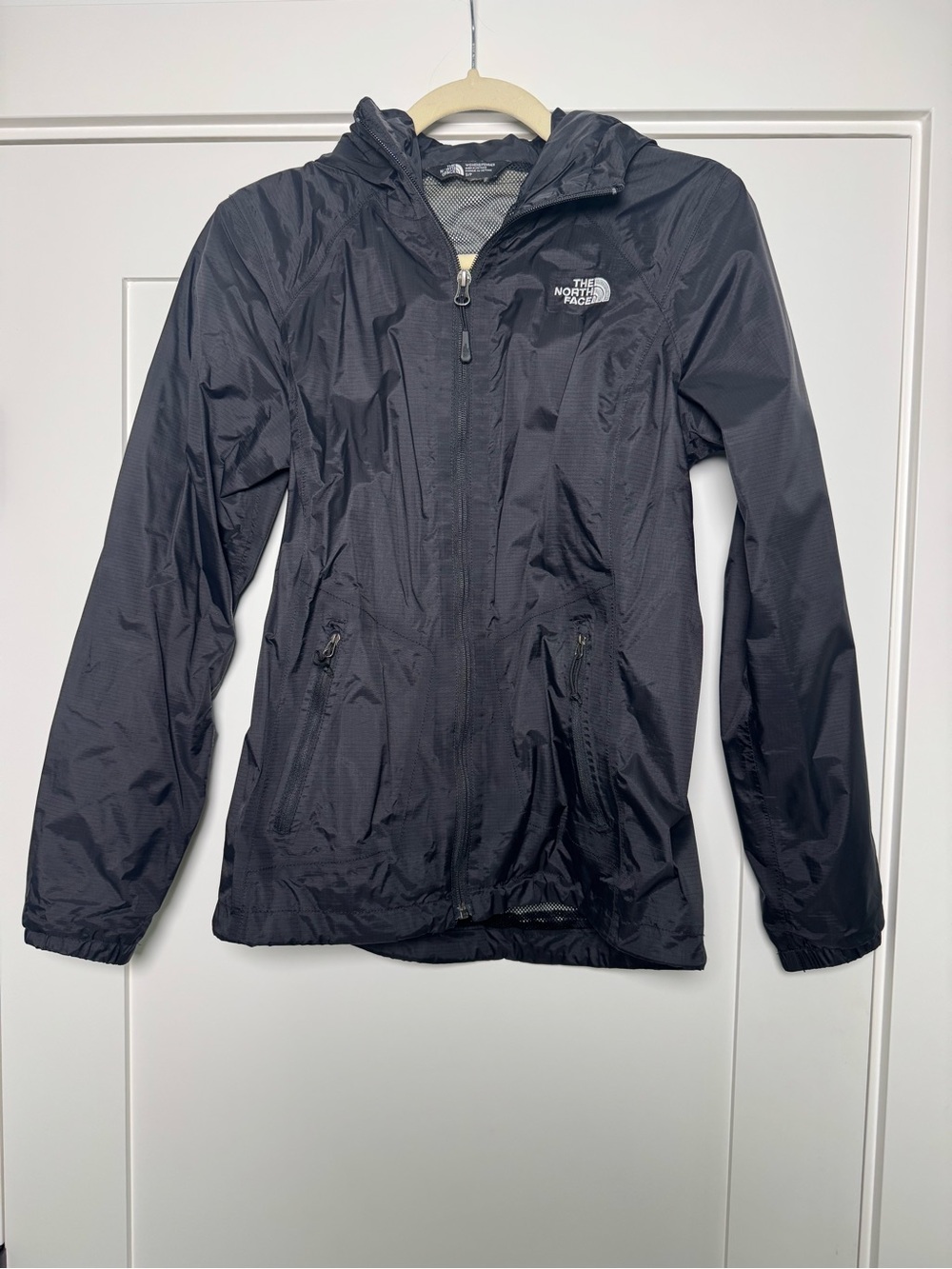 The North Face Women's Black Hooded Windbreaker Jacket